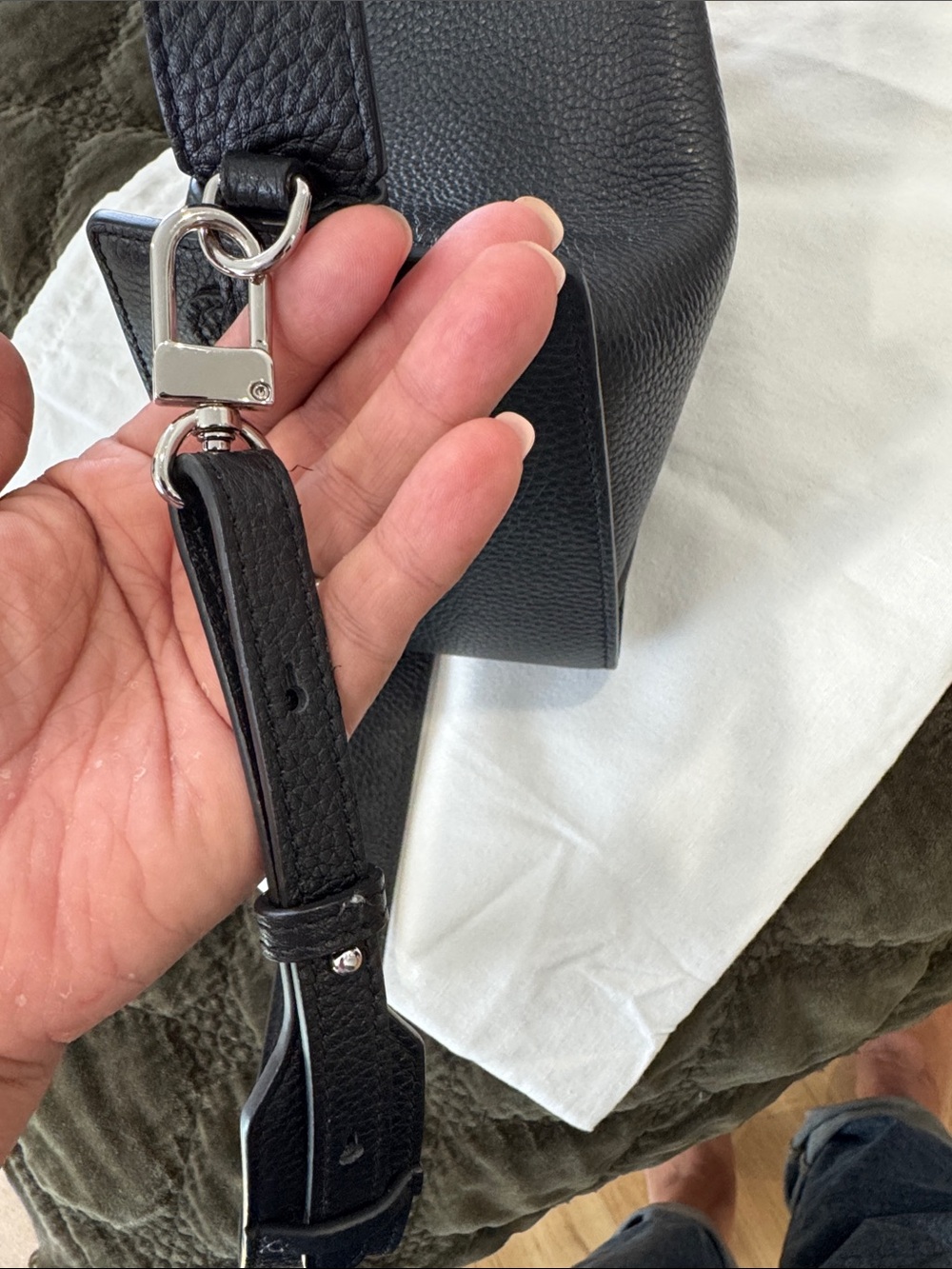 The Horse Black Pebbled Leather Bag - Picture 2 of 6